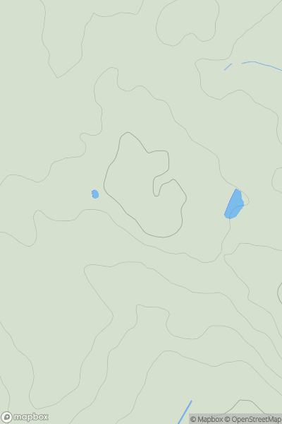 Thumbnail image for High Hill [Central and Eastern England] showing contour plot for surrounding peak